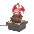 Red Dragon Tabletop Water Fountain